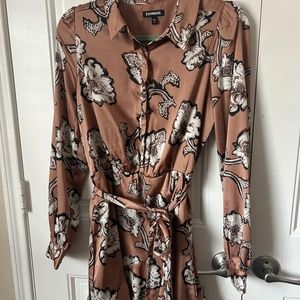 Express Silky short Dress size medium